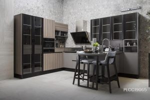 Italian Style Integrated Modern Modular Kitchen Cabinets PLCC19065