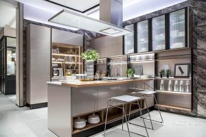 Modern Minimalism Handless Kitchen With Island PLCC19125