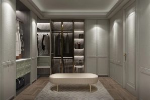 Light Green Scandinavian Wardrobe - Castle in the Sky
