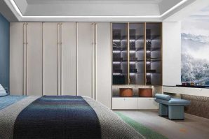 Modern European Style Wardrobe Design with Long Handles - DEWROMA