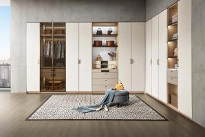 European Style White Hinged Wardrobe for Sale - BLANCA