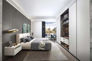 Modern UV Lacquer Fitted Wardrobes - BLUES