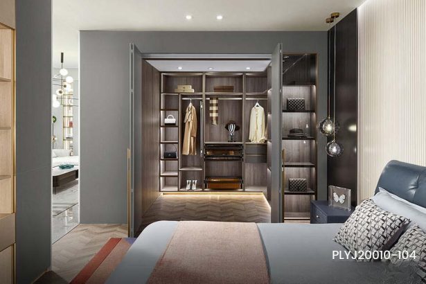 Modern Luxury Wardrobe / Walk-in Closet PLYJ20010-104
