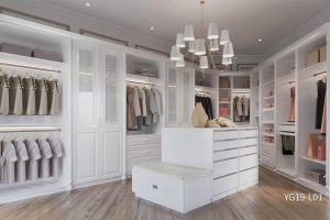 Modern Large White Lacquer Walk In Closet YG19-L01