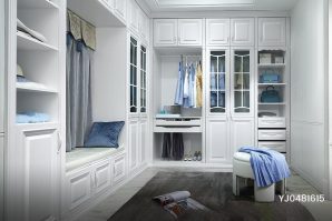 Classical L-Shaped Walk-in Closet / Wardrobe YJ0481615