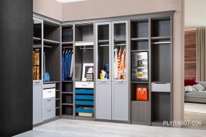 L Shape Walk-in Closet Lacquer PLYJ18007-056