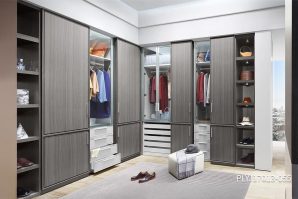 L Shape Walk-in Closet PLYJ17013-055