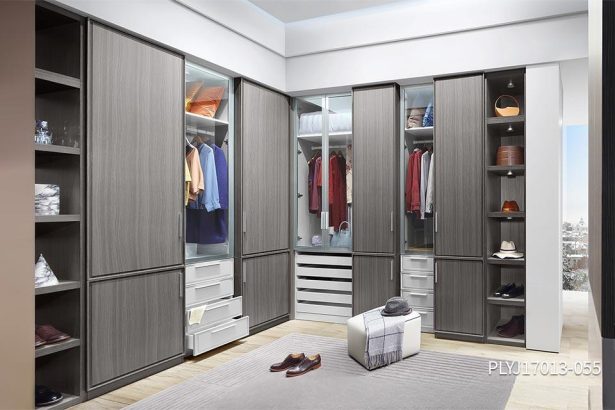 L Shape Walk-in Closet PLYJ17013-055