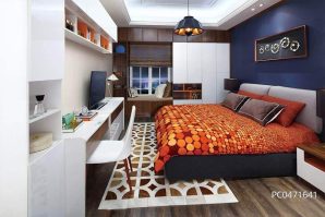 Modern Bay Window Wardrobe Design PC0471641