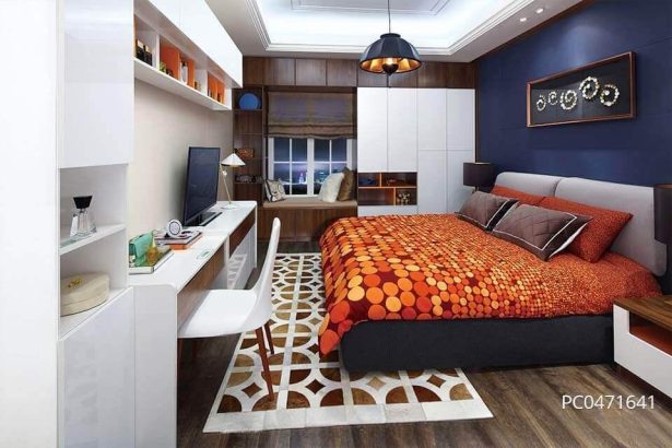 Modern Bay Window Wardrobe Design PC0471641