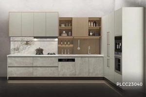 Modern L-shaped Kitchen Cabinet for Sale - AURORA