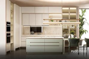 Modern Two-toned Small Kitchen Cabinet Design - GLENDURGAN