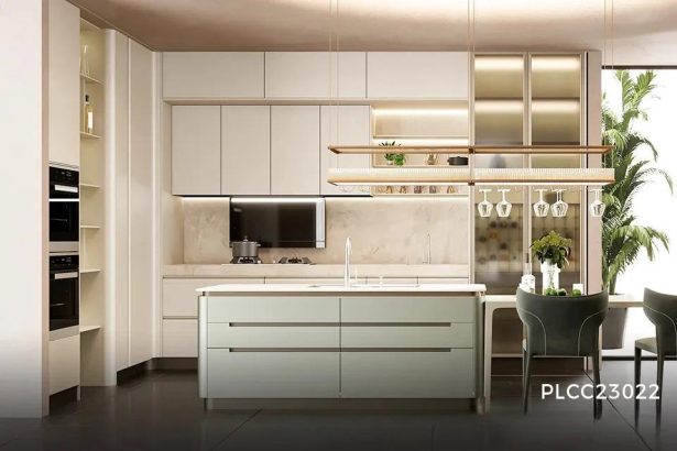 Modern Two-toned Small Kitchen Cabinet Design - GLENDURGAN